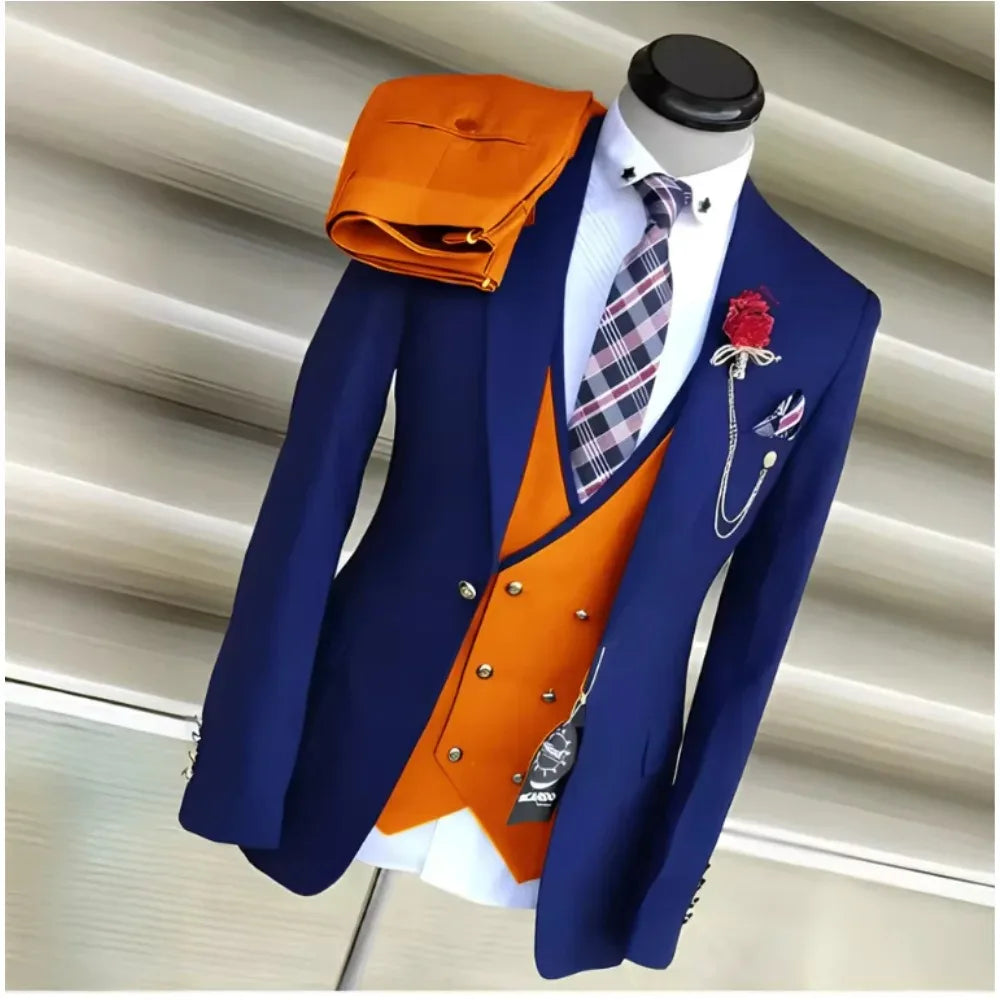 Costume homme 3 pièces, coupe slim – CLEVI Paris