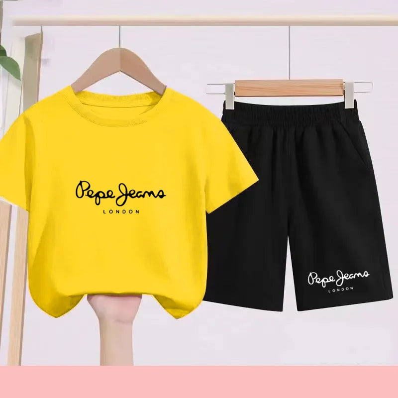 Ensemble enfant haut et short sportswear – CLEVI Paris