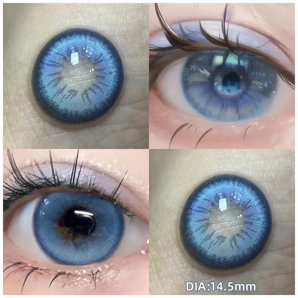 Lentilles de Couleur OVOLOOK Correctrices Myopie 9 Coloris 24 Degrés Port 6 Mois – CLEVI Paris