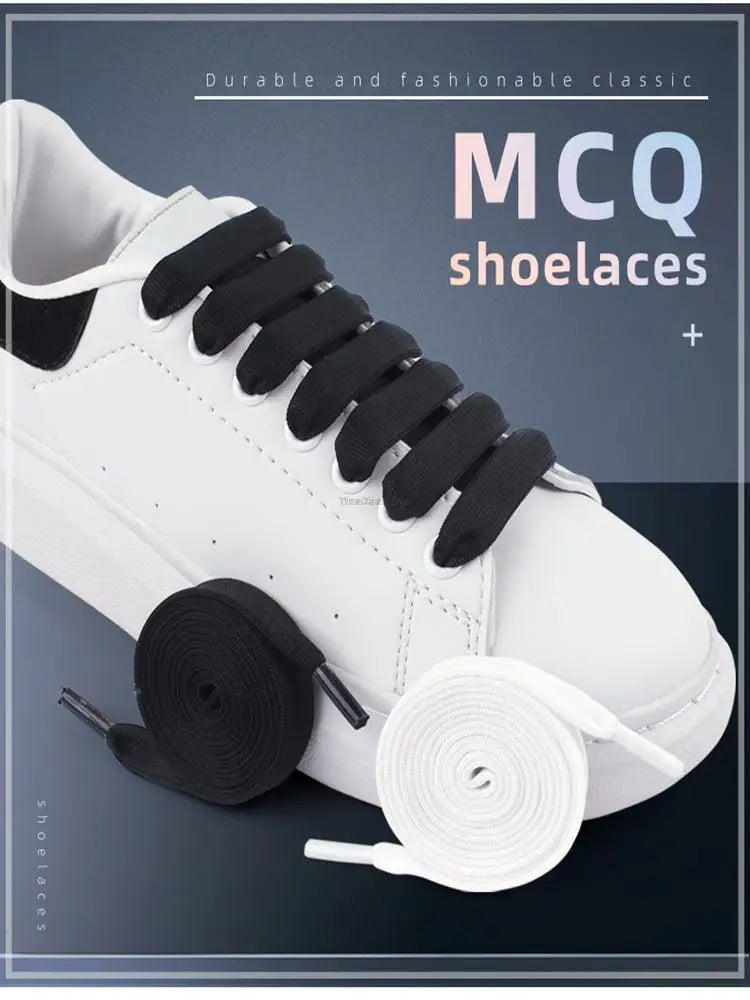 Lacets plats colorés pour baskets – CLEVI Paris