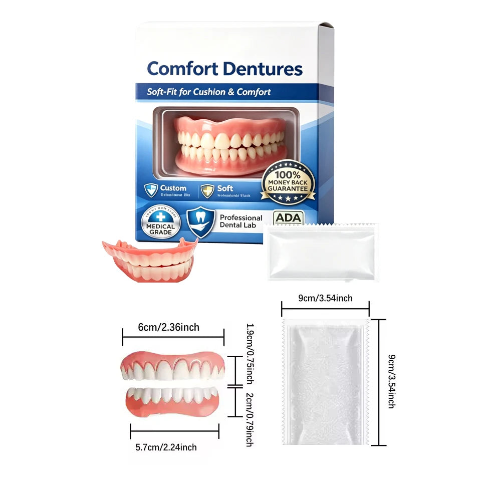 Dents artificielles en silicone haut et bas – CLEVI Paris