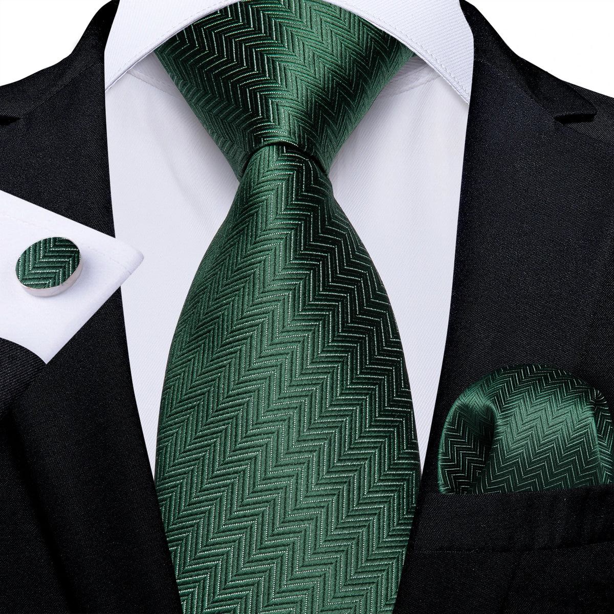 Coffret cravate homme paisley, pochette et boutons – CLEVI Paris