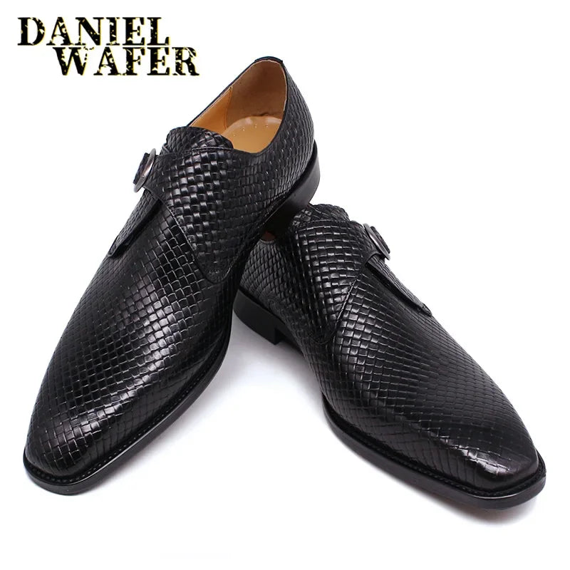 Mocassins homme à boucle en cuir – CLEVI Paris