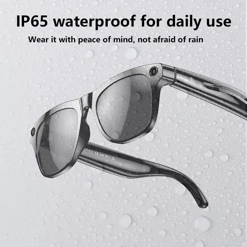 Lunettes Connectées Lenovo D11 IA Caméra HD Bluetooth Appels Musique Traduction Tactile 60g – CLEVI Paris