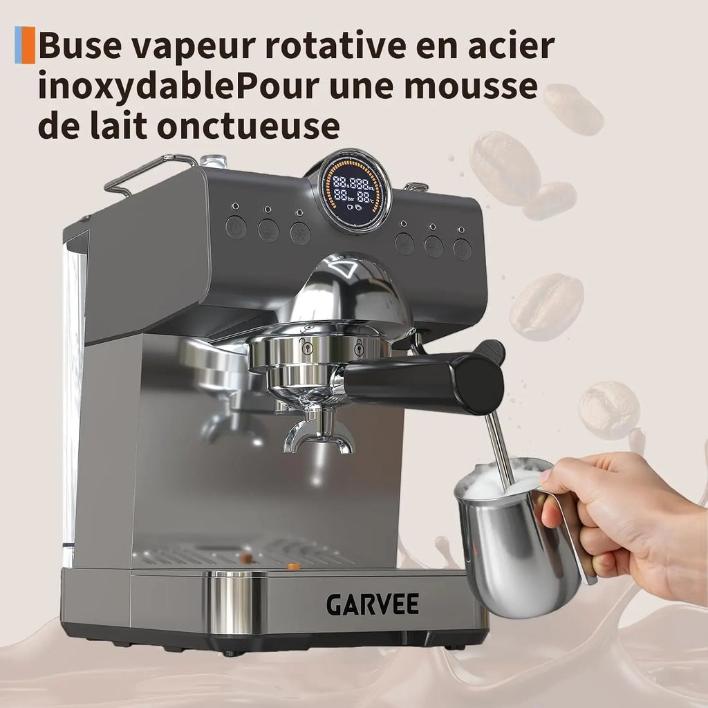 Machine à expresso 20 bars, réservoir 1,5 L – CLEVI Paris