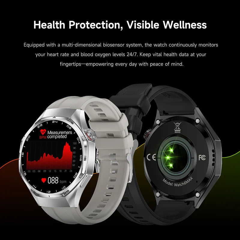 Montre Watch 6 Pro AMOLED 1,5″ Bluetooth – CLEVI Paris
