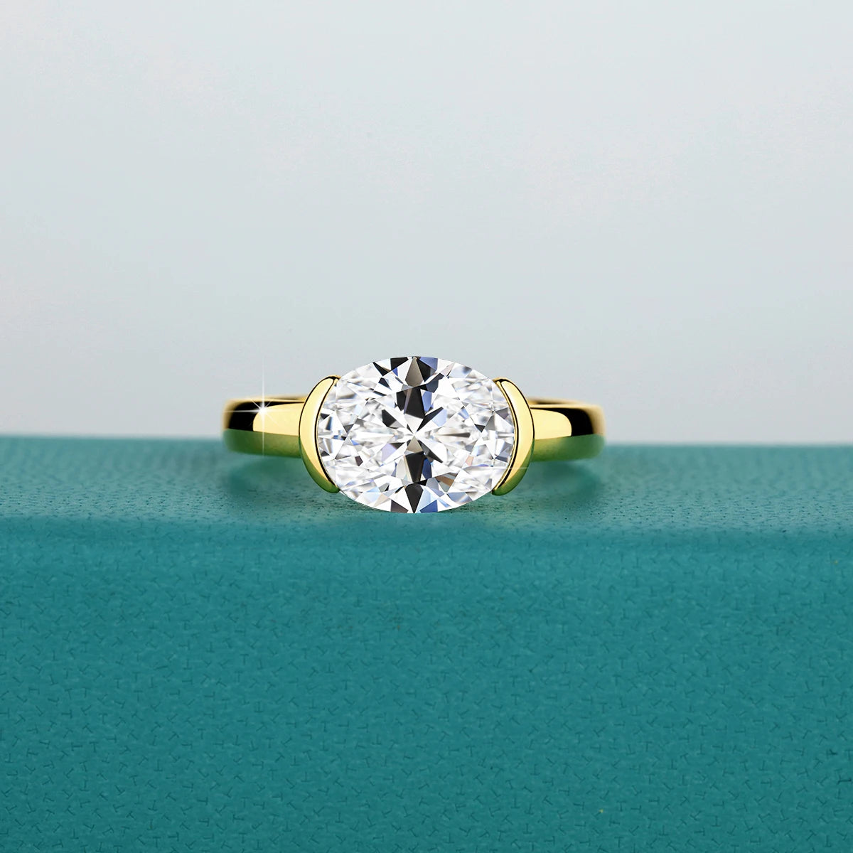 Bague Femme Moissanite 2/3 Carats 14K ou 925 – CLEVI Paris