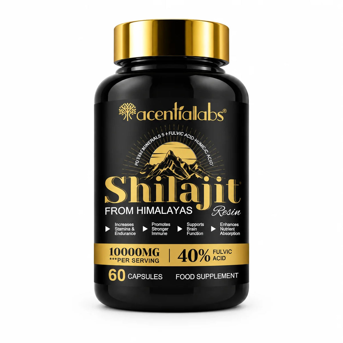 Shilajit en capsules, flacon de 60 – CLEVI Paris
