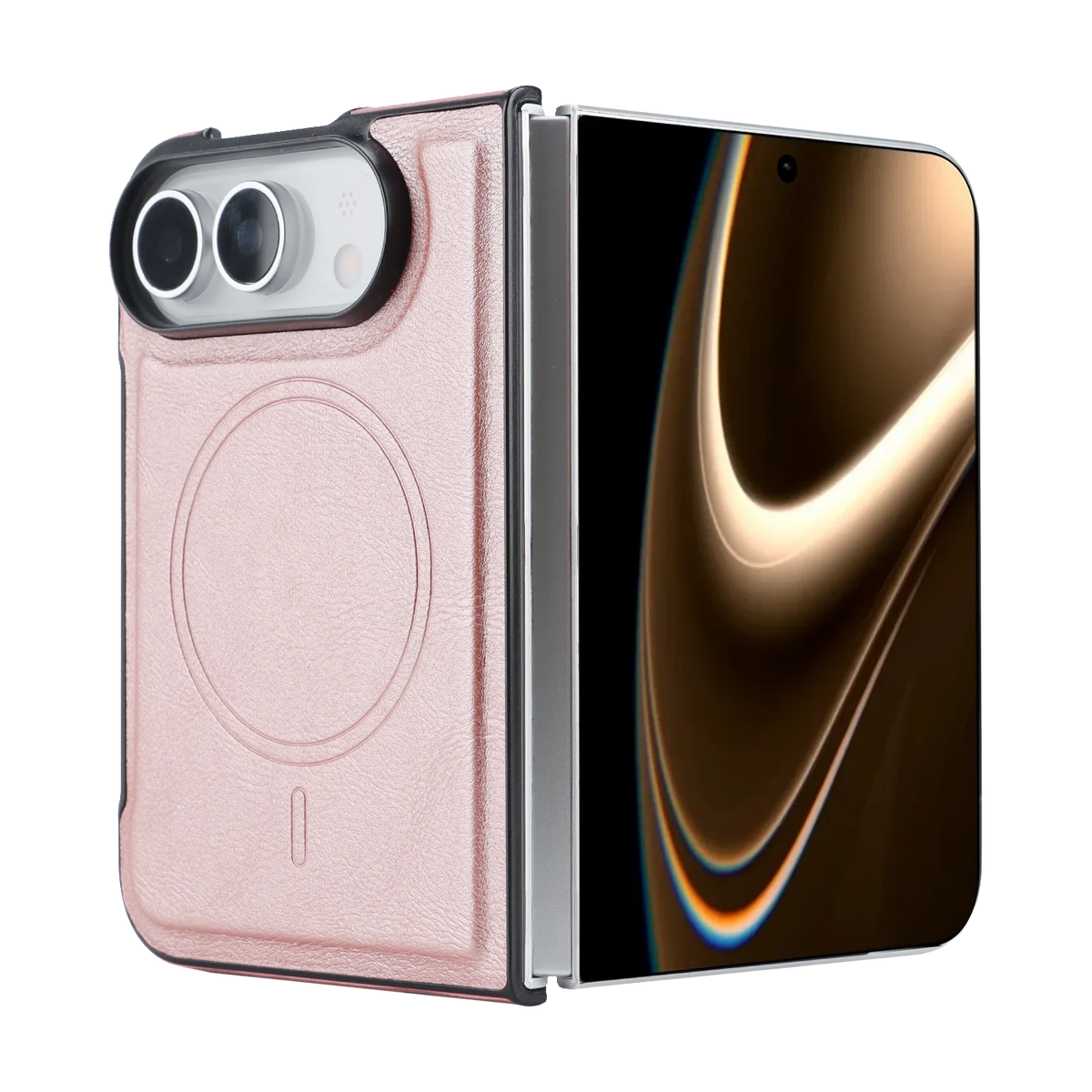 Étui iPhone Duo magnétique en simili cuir – CLEVI Paris