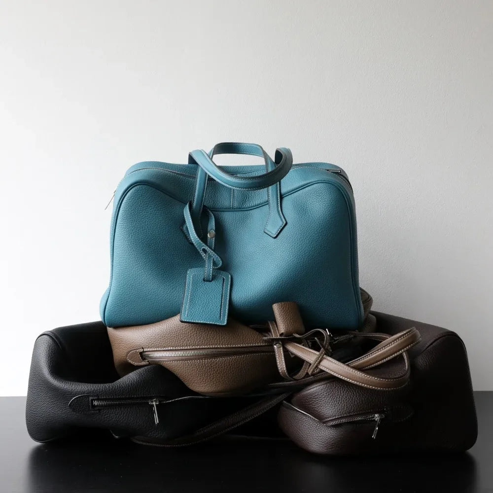 Sac Cuir Véritable Minimaliste Grande Capacité Femme – CLEVI Paris