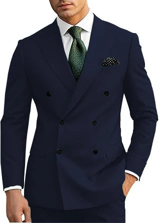 Costume homme 2 pièces double boutonnage – CLEVI Paris
