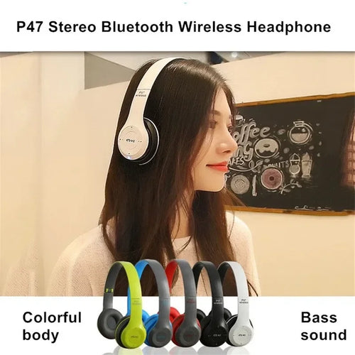 Casque Bluetooth Pliable VIKEFON P47 HiFi – CLEVI Paris
