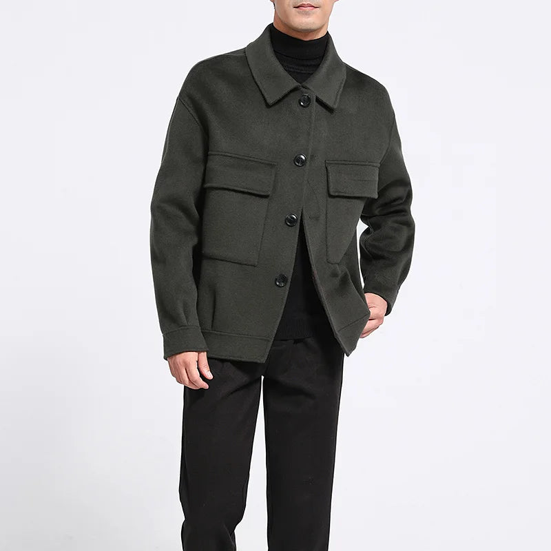 Veste homme en cachemire à poches – CLEVI Paris
