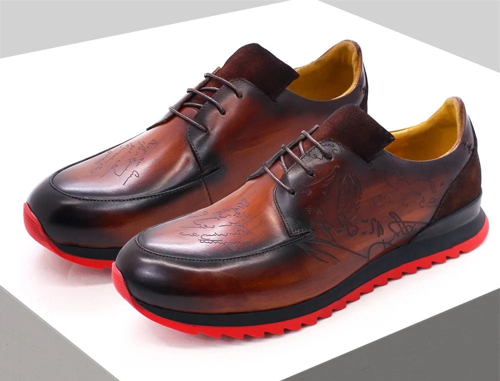 Chaussures homme en cuir à lacets W358-X24 – CLEVI Paris
