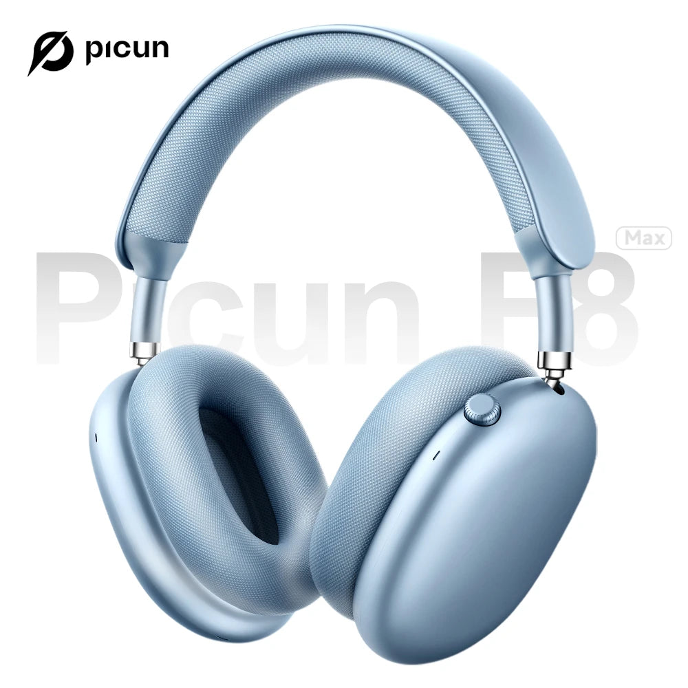 Casque Picun F8 MAX ANC -59dB 180h 3D Audio Bluetooth 6.0 – CLEVI Paris