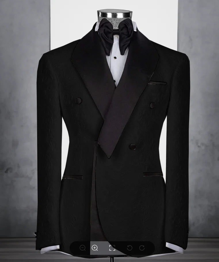 Costume homme fleuri 2 pièces, coupe droite – CLEVI Paris