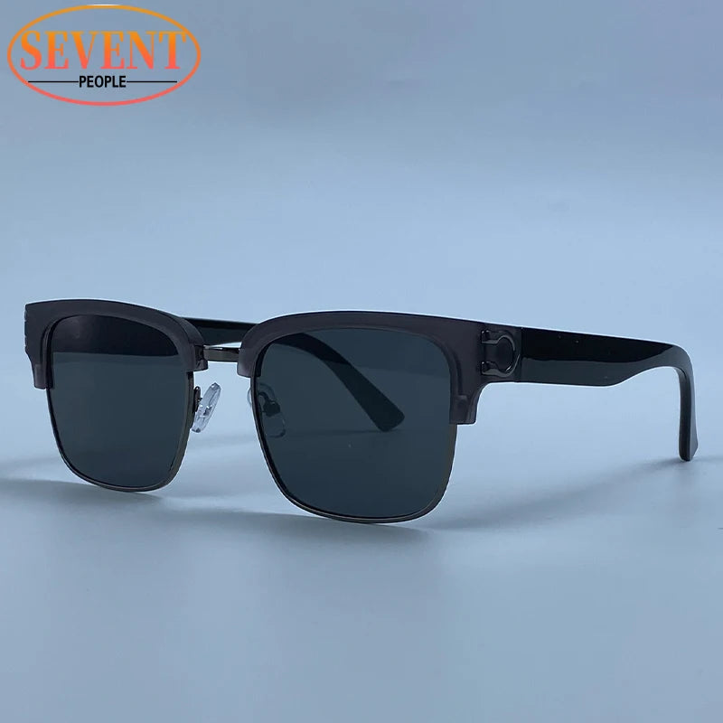 Lunettes de Soleil Carrées Photochromiques Dégradé UV400 Vintage Homme – CLEVI Paris