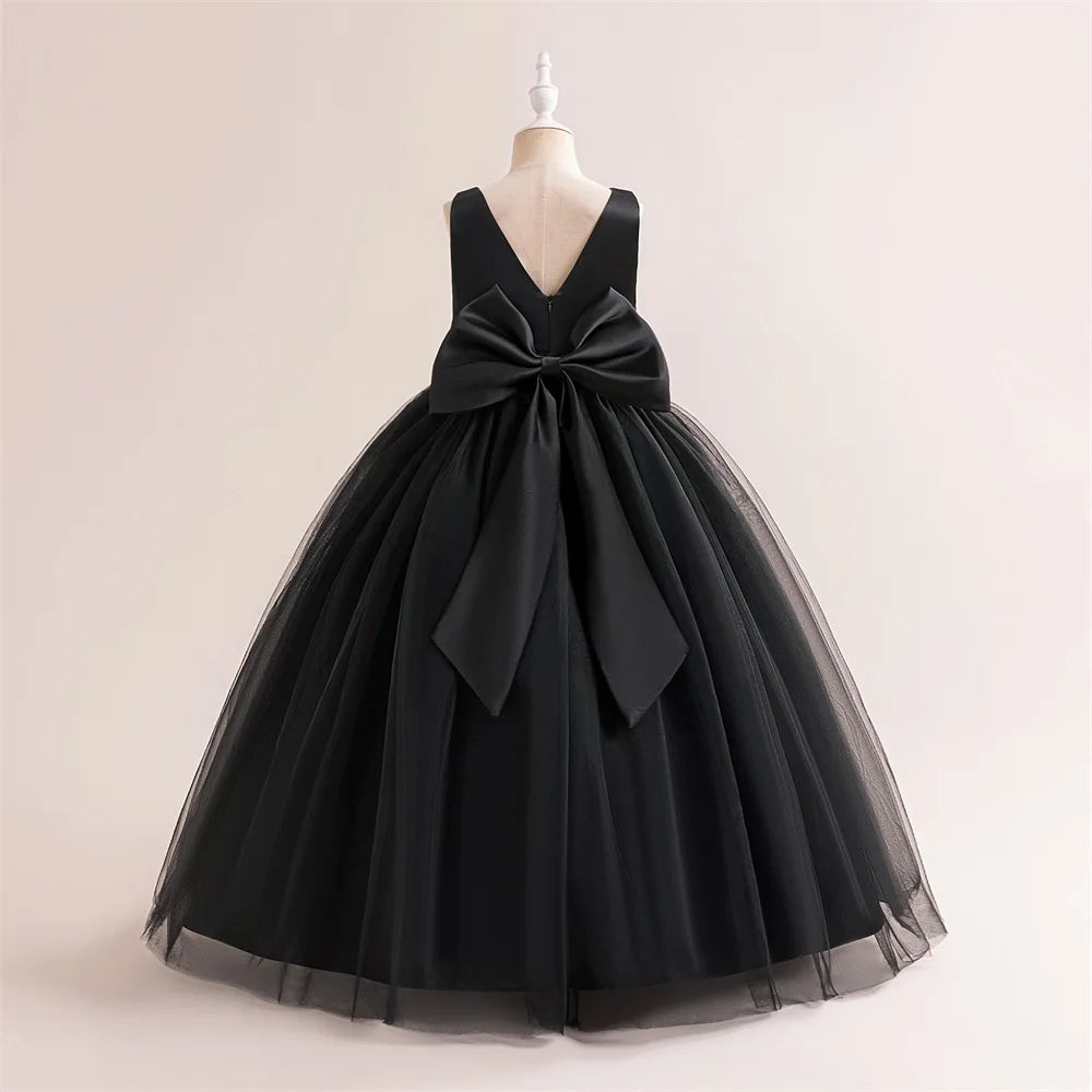 Robe cérémonie fille en dentelle LP-505 – CLEVI Paris