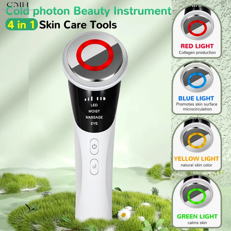 Masseur facial vibrant rechargeable blanc – CLEVI Paris