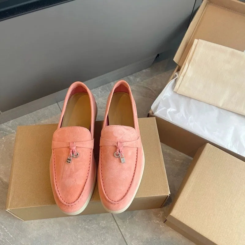 Mocassins unisexes en microfibre – CLEVI Paris