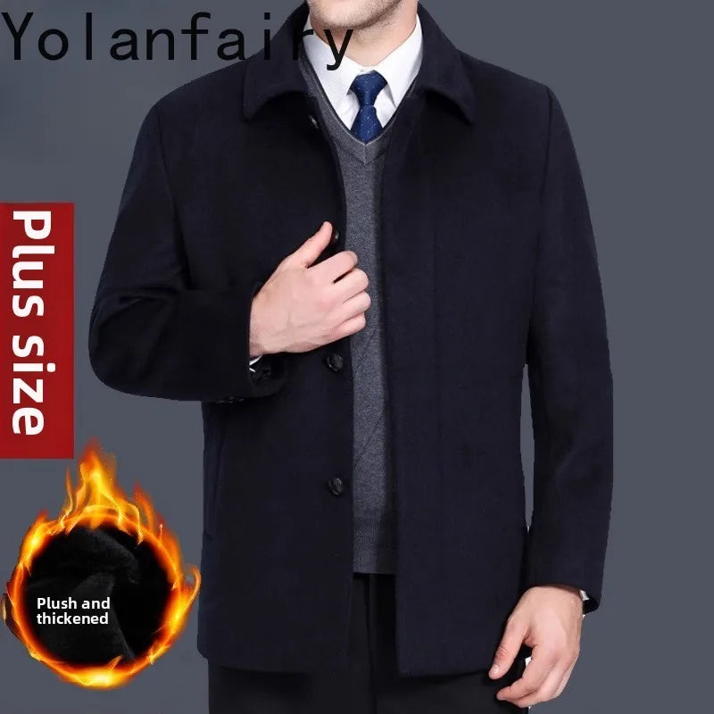 Manteau homme en cachemire et laine – CLEVI Paris