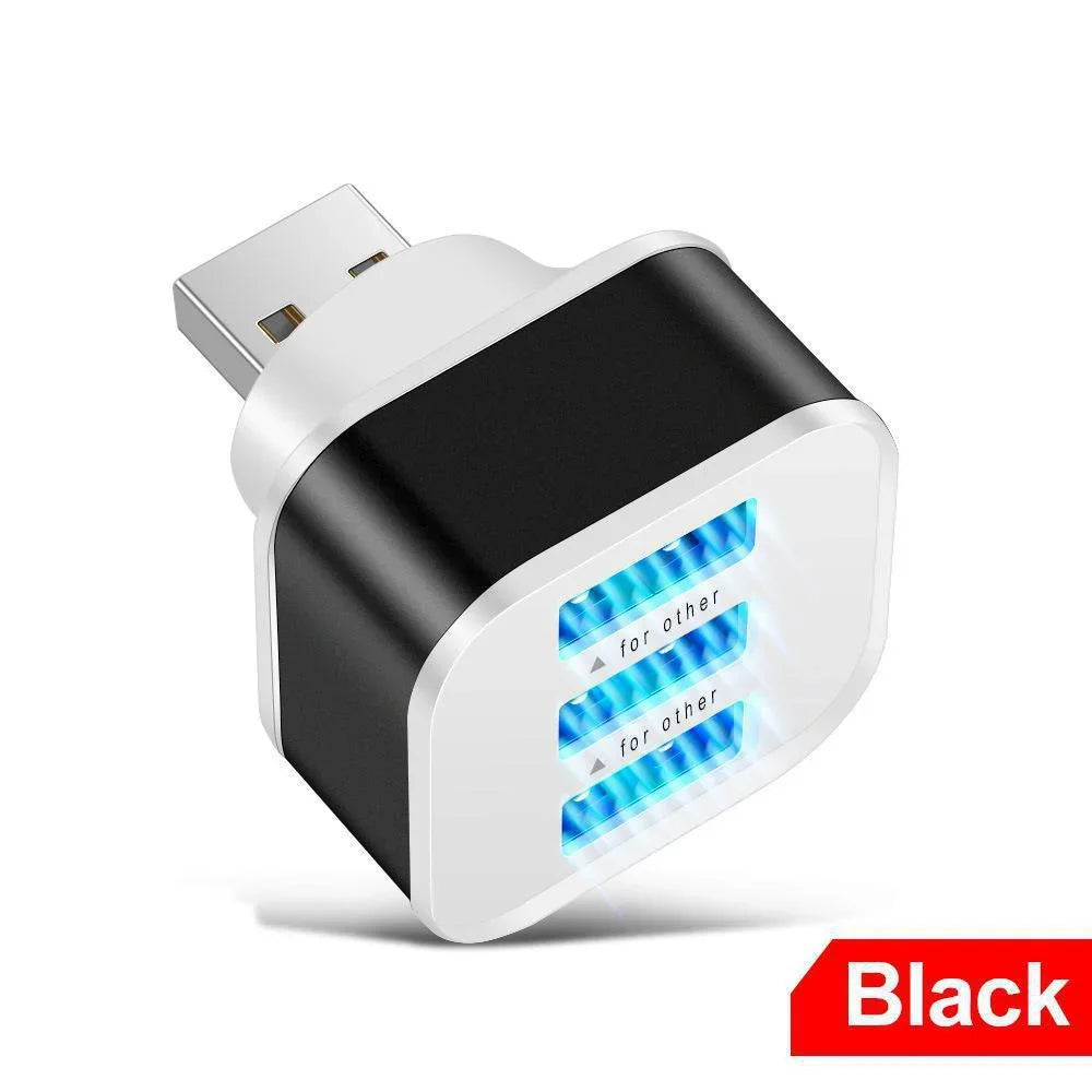 Hub USB 3 Ports Mini Portable – CLEVI Paris