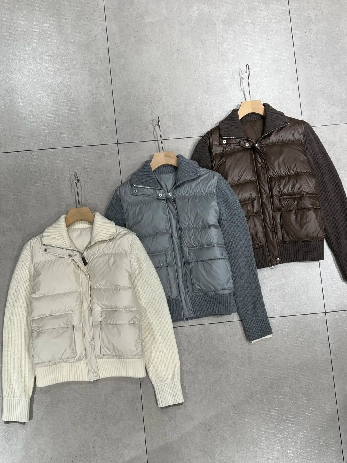 Veste matelassée ou pantalon femme cachemire – CLEVI Paris