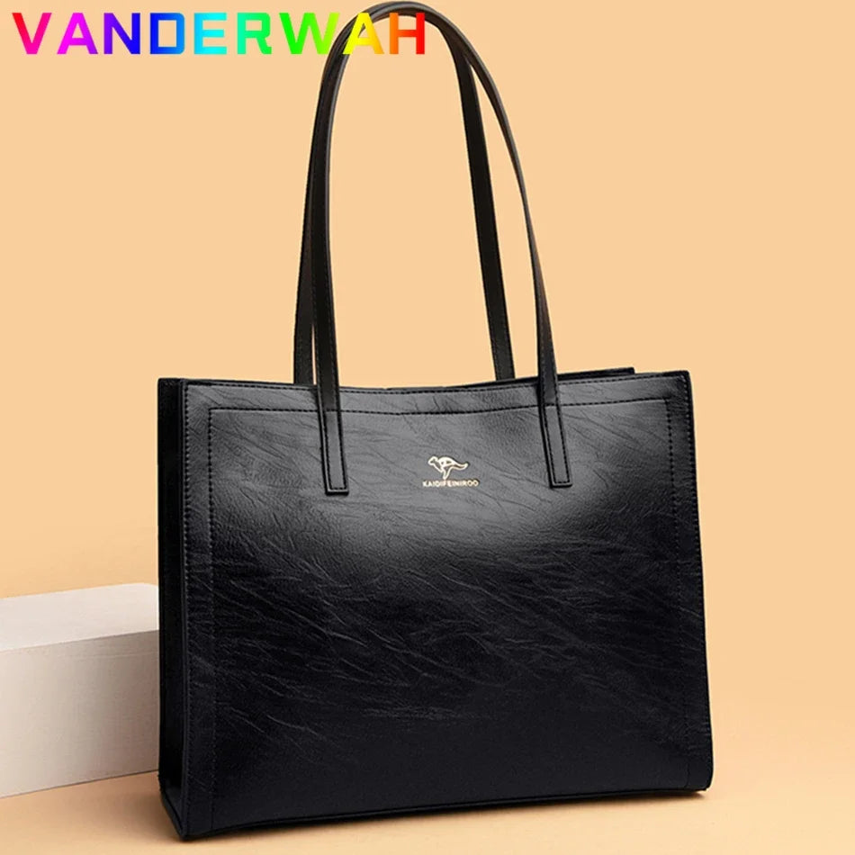 Sac Cabas Vintage Cuir Femme – CLEVI Paris