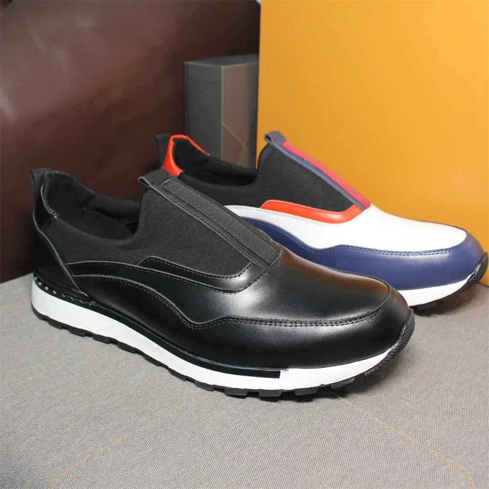 Chaussures homme en cuir W358-R202 – CLEVI Paris