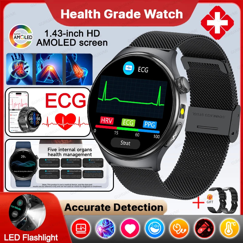 Montre connectée TK27 AMOLED 1,43″ – CLEVI Paris