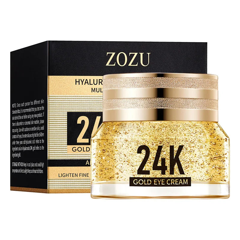 Crème Contour des Yeux 24K Or & Acide Hyaluronique – CLEVI Paris