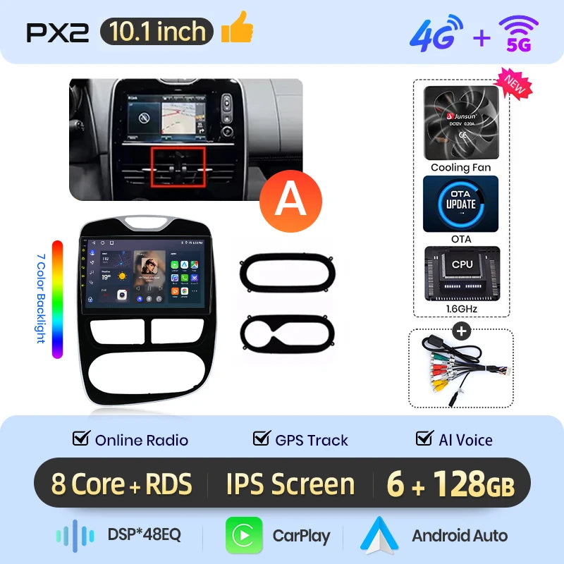 Autoradio AWESAFE Clio 4 CarPlay 2012–2019 – CLEVI Paris