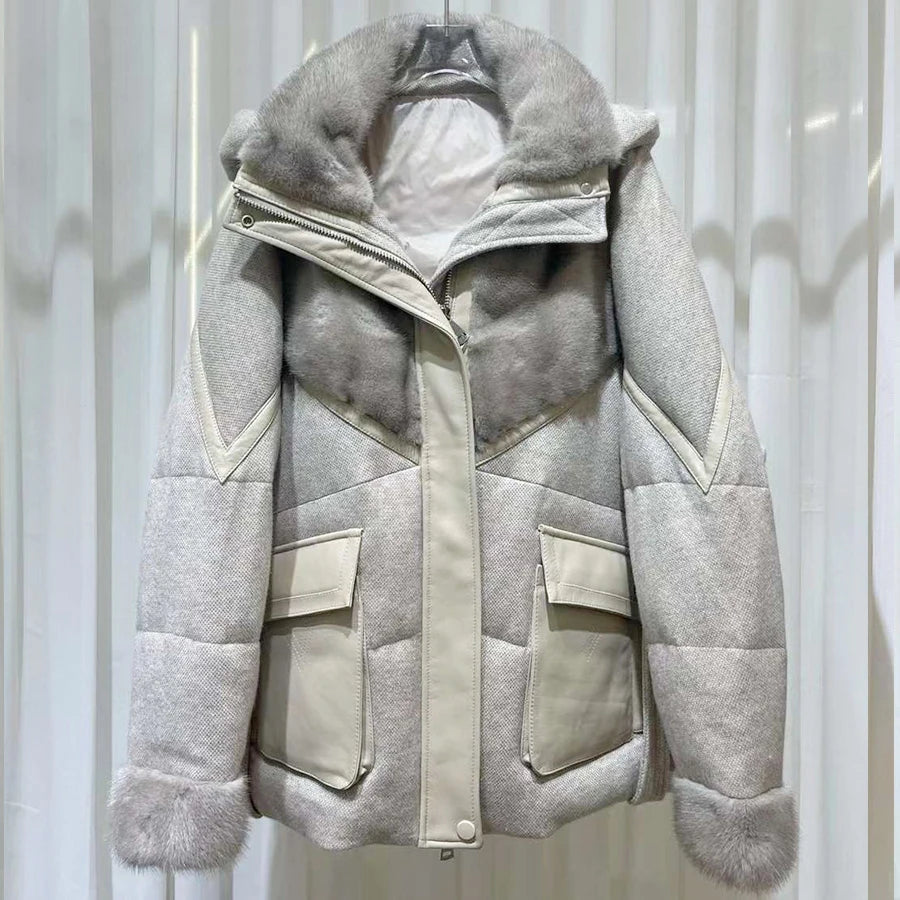 Veste d’hiver femme zippée – CLEVI Paris