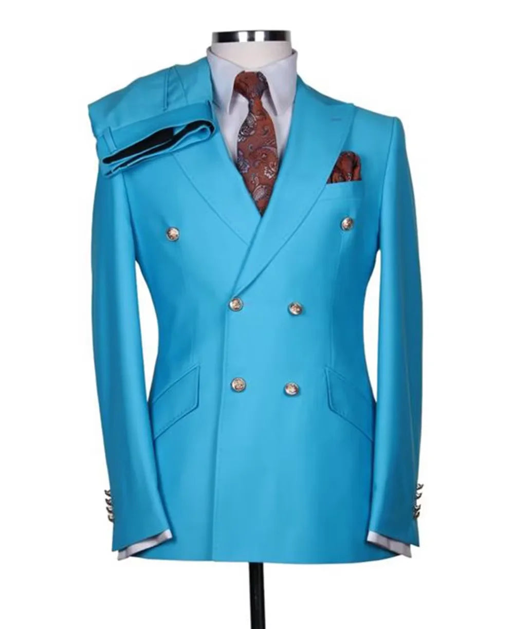 Costume croisé 2 pièces homme – CLEVI Paris