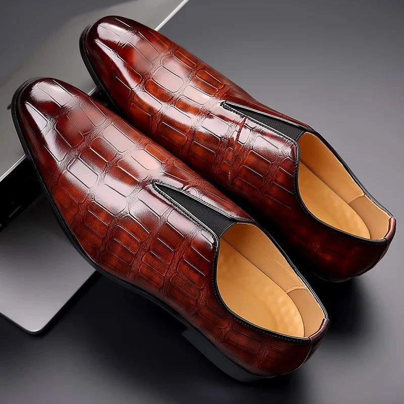 Chaussures homme en croûte de cuir – CLEVI Paris