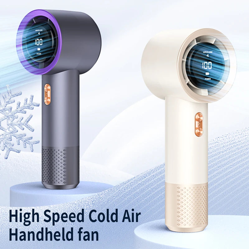 Ventilateur à main rechargeable 100 vitesses USB – CLEVI Paris