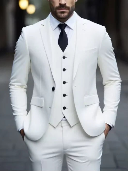 Costume homme 3 pièces, blazer et gilet – CLEVI Paris