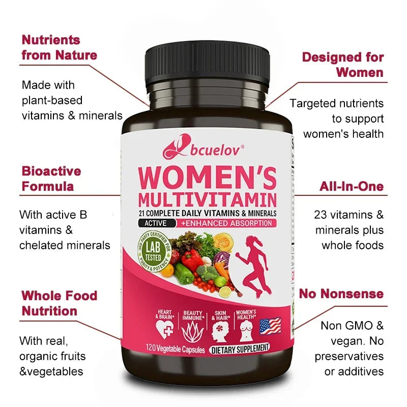 Multivitamines femme en capsules – CLEVI Paris
