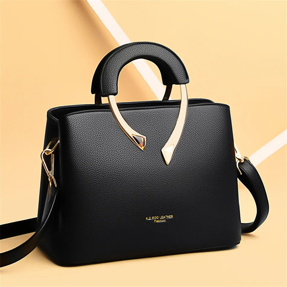 Sac Cabas Femme Similicuir Zip Multi-Poches – CLEVI Paris