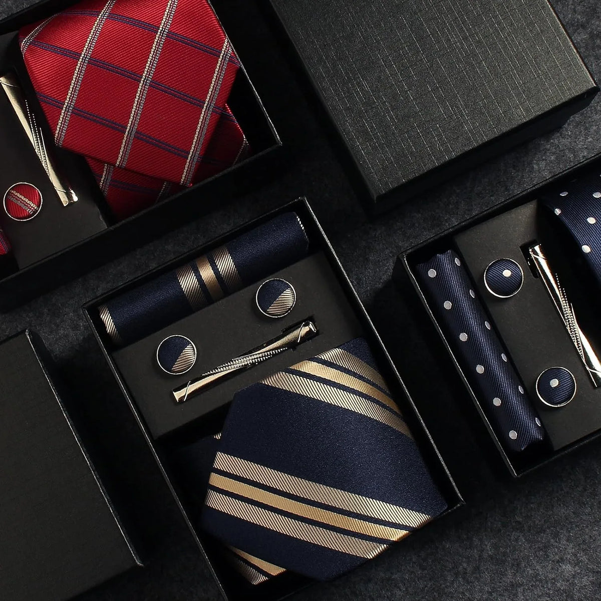 Coffret cravate homme 5 pièces – CLEVI Paris