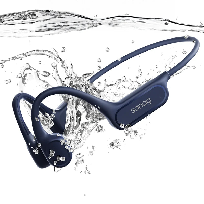 Casque Conduction Osseuse Sanag B33S IPX8 Natation 32Go MP3 – CLEVI Paris