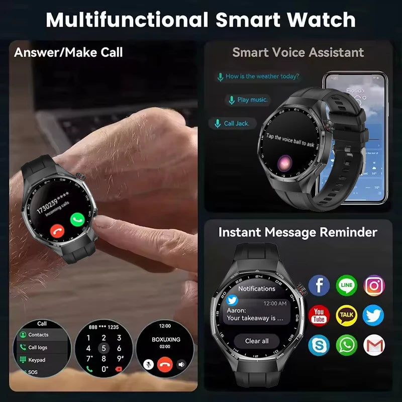Montre Watch 6 Pro AMOLED 1,5″ Bluetooth – CLEVI Paris