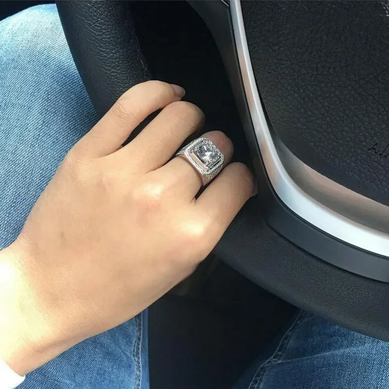 Bague en argent 925 et zirconium – CLEVI Paris