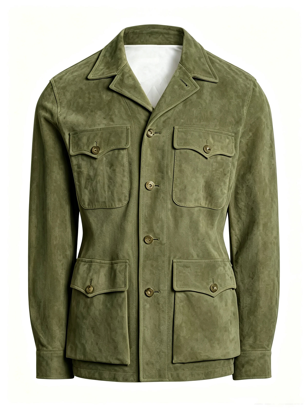 Veste safari homme en imitation daim – CLEVI Paris
