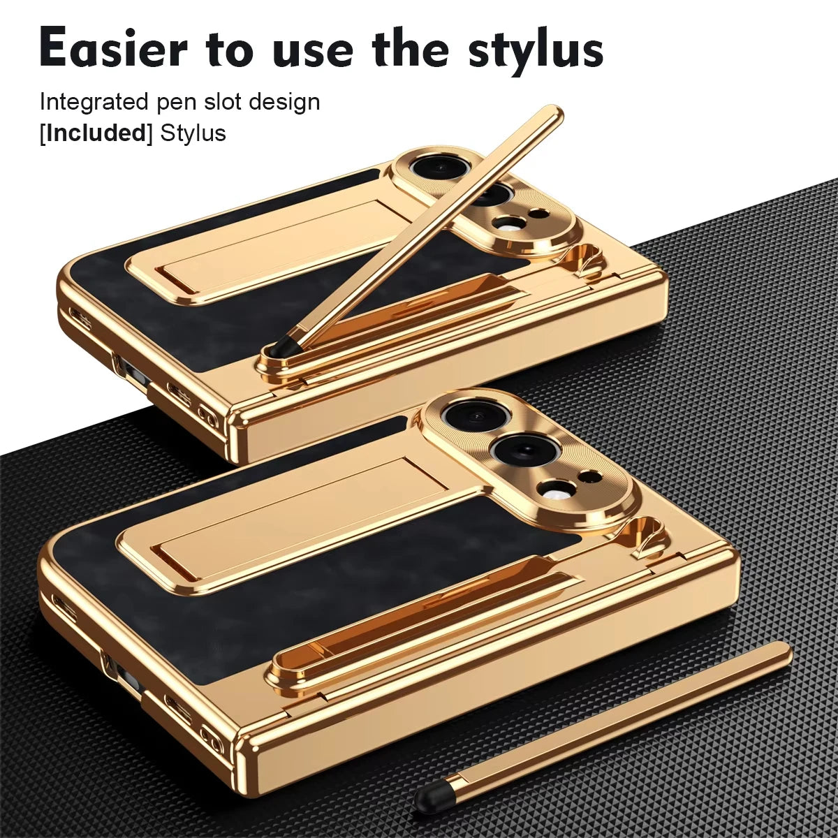 Coque iPhone Duo avec support et stylet – CLEVI Paris