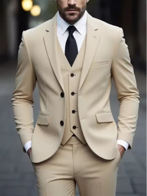 Costume homme 3 pièces, blazer et gilet – CLEVI Paris