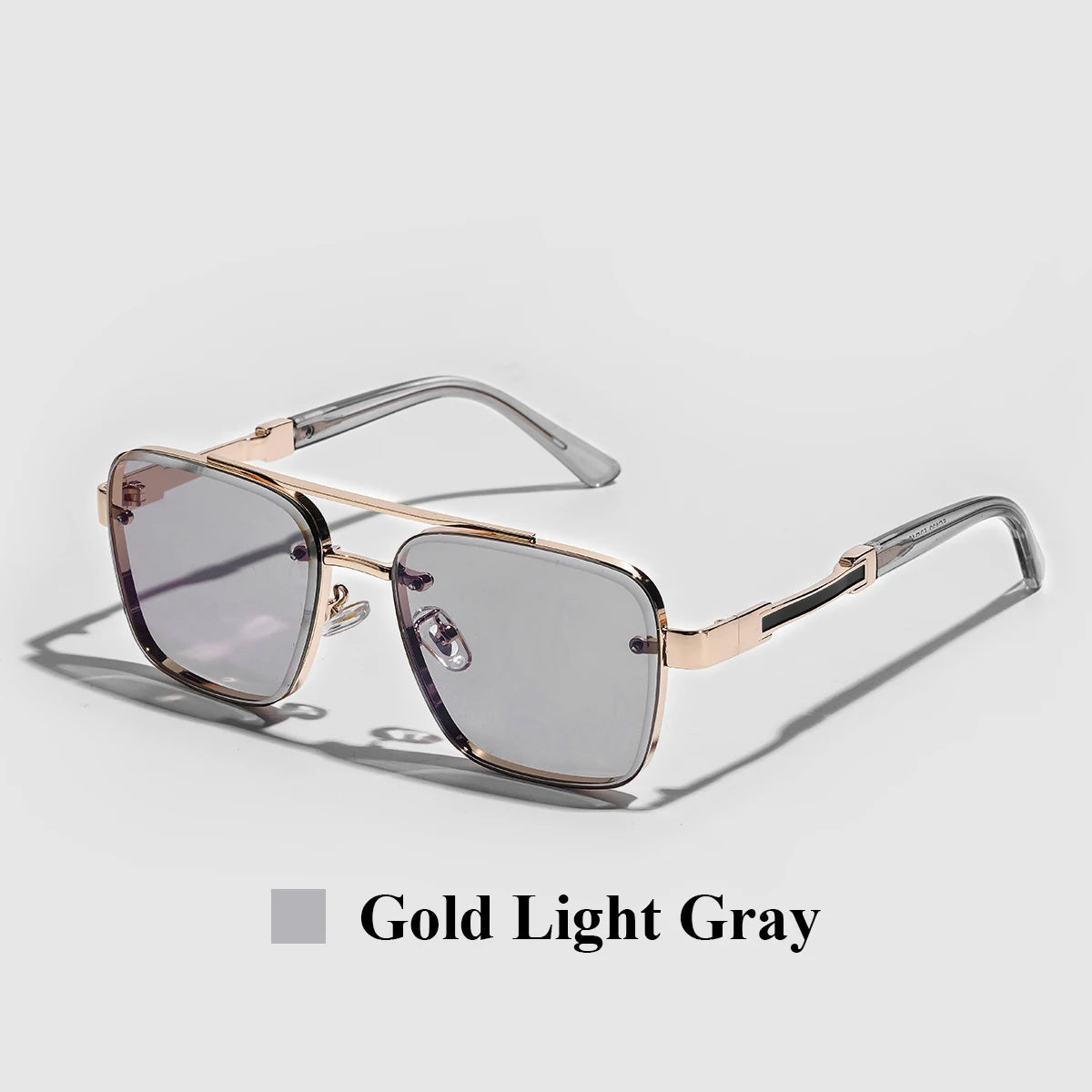 Lunettes de Soleil Carrées Cuivre Dégradé UV400 Luxe Homme – CLEVI Paris
