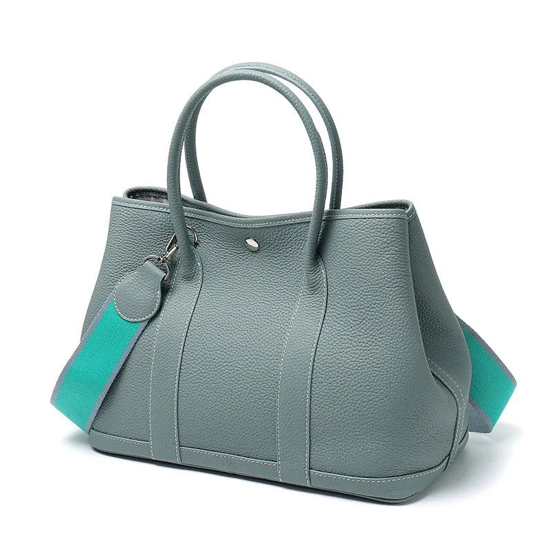 Sac Seau Cuir Vache Pleine Fleur Grande Capacité Femme – CLEVI Paris