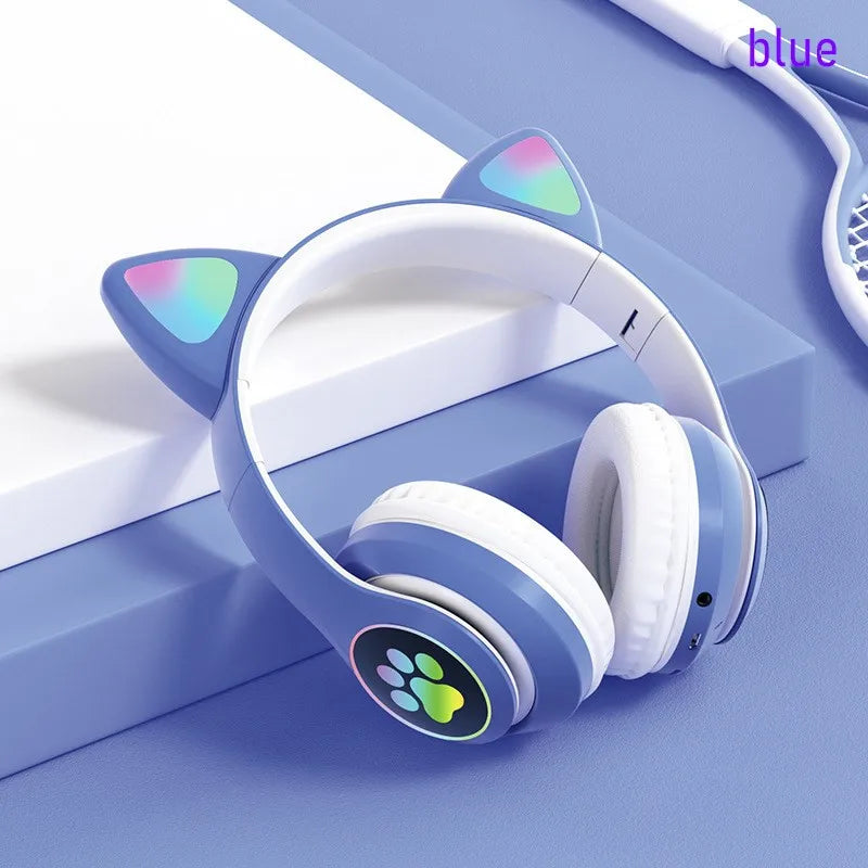 Casque Oreilles de Chat LED RGB Bluetooth – CLEVI Paris