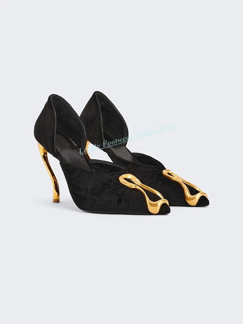 Escarpins femme à bout pointu et talon haut – CLEVI Paris